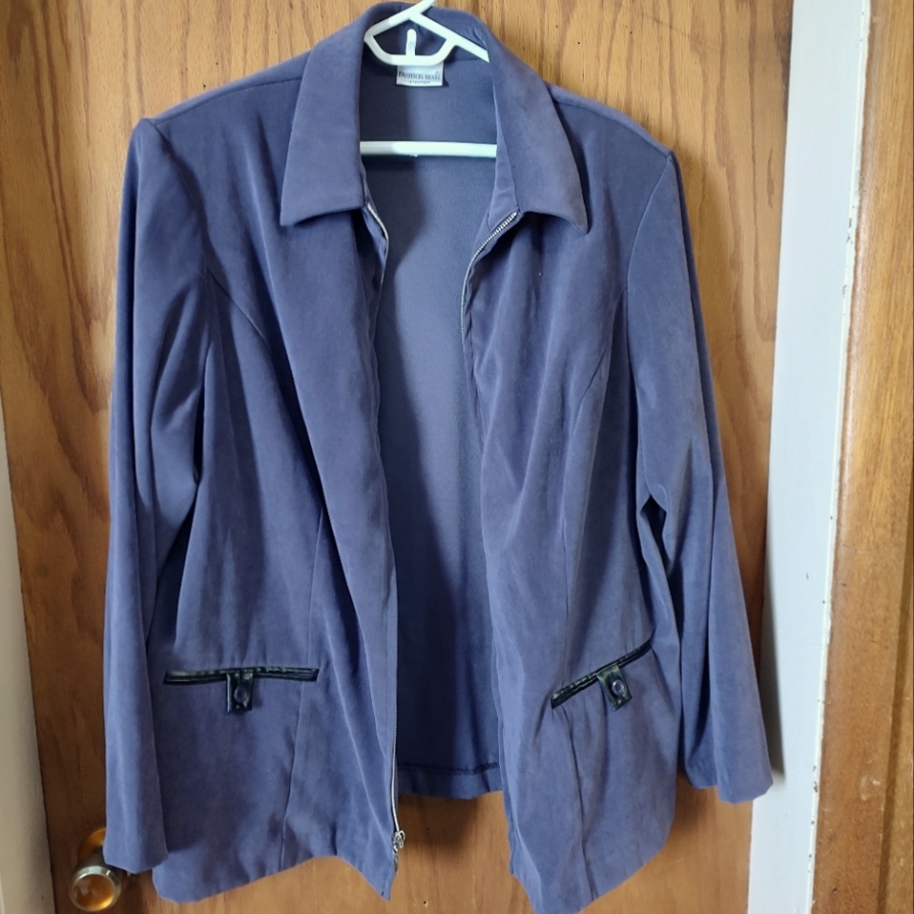 Fashion bug stretch purple jacket